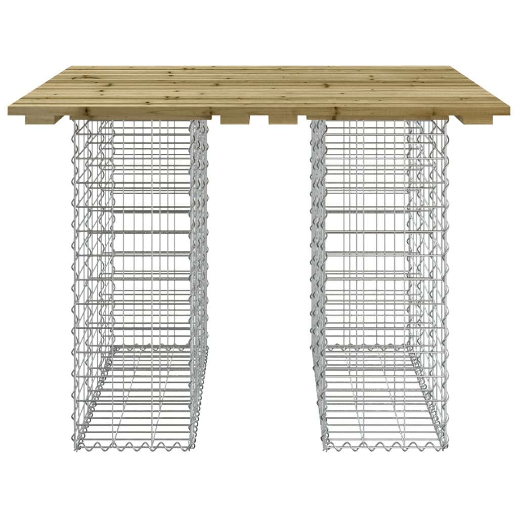 Garden Bench Gabion Design 100x102x72 cm Impregnated Wood Pine