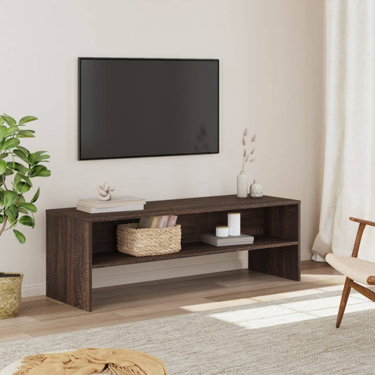 TV Cabinet Brown Oak 120x40x40 cm Engineered Wood