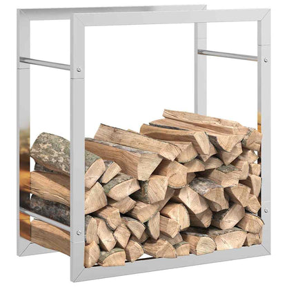Firewood Rack 50x28x56 cm Stainless Steel