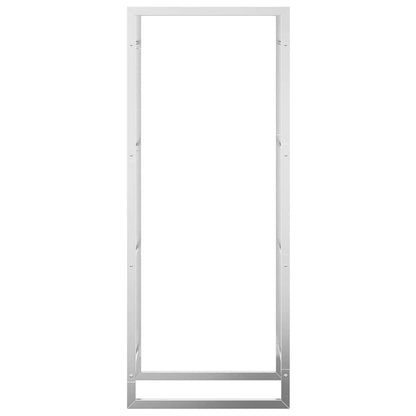Firewood Rack 50x28x132 cm Stainless Steel