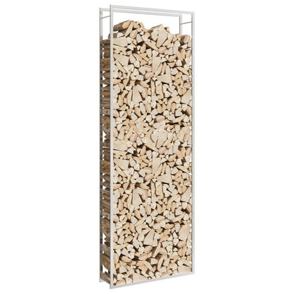 Firewood Rack 110x28x312 cm Stainless Steel