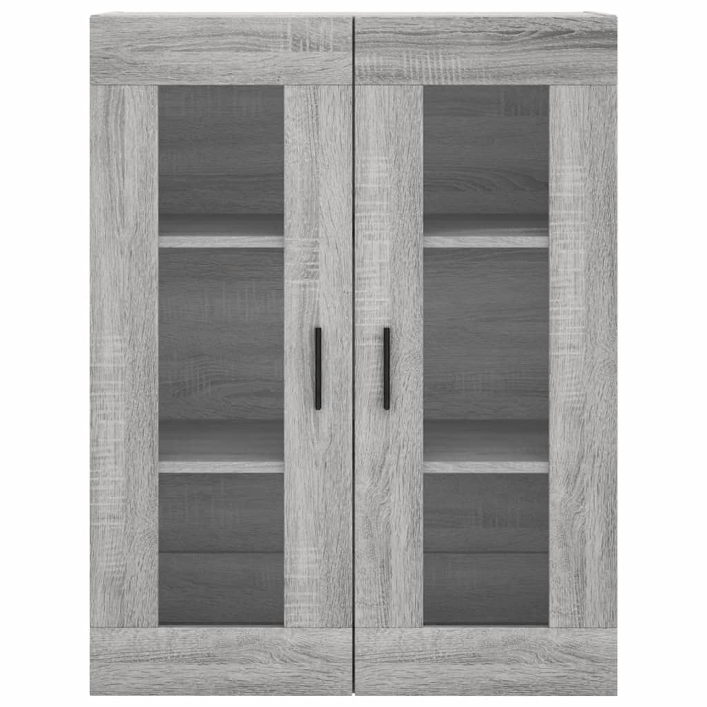 Highboard Grey Sonoma 69.5x34x180 cm Engineered Wood