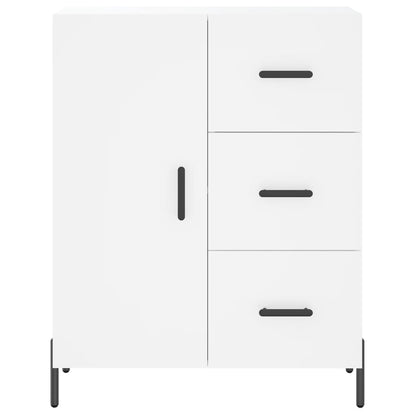 Highboard White 69.5x34x180 cm Engineered Wood