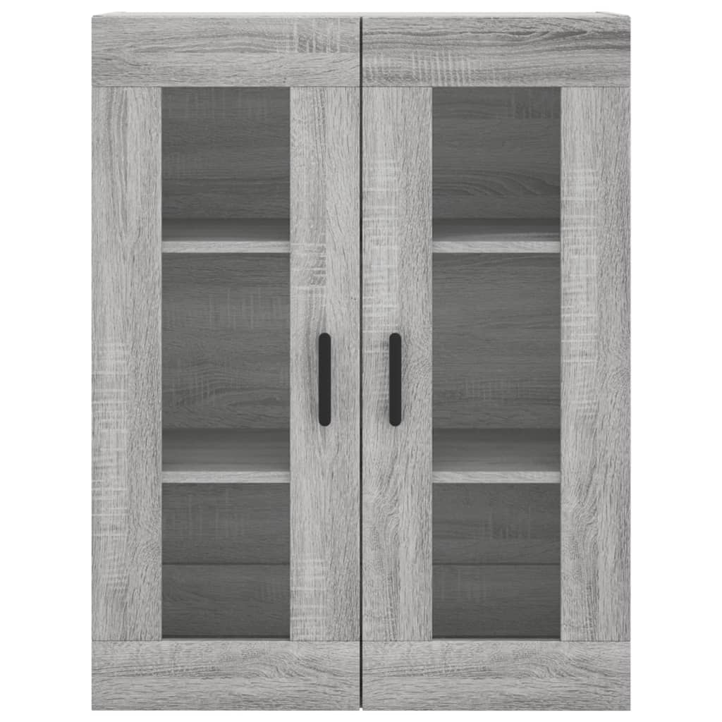 Highboard Grey Sonoma 69.5x34x180 cm Engineered Wood