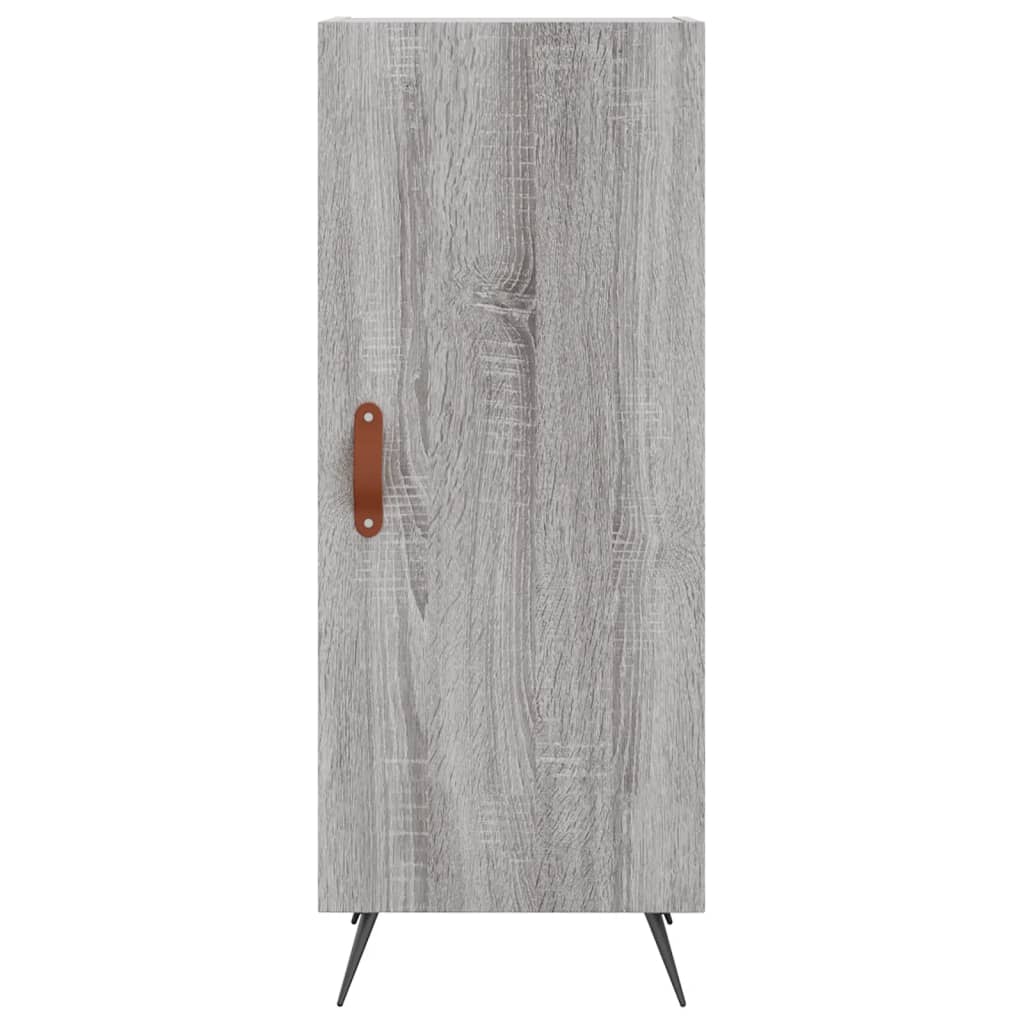 Highboard Grey Sonoma 34.5x34x180 cm Engineered Wood