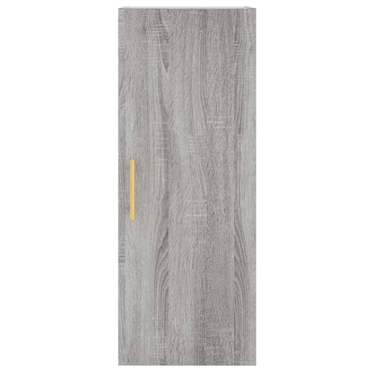 Highboard Grey Sonoma 34.5x34x180 cm Engineered Wood