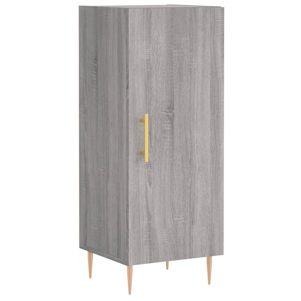 Highboard Grey Sonoma 34.5x34x180 cm Engineered Wood