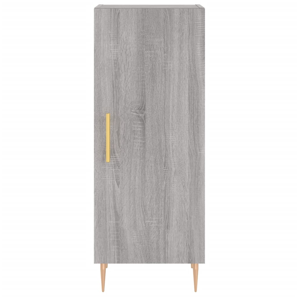 Highboard Grey Sonoma 34.5x34x180 cm Engineered Wood