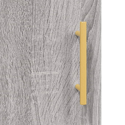 Highboard Grey Sonoma 34.5x34x180 cm Engineered Wood