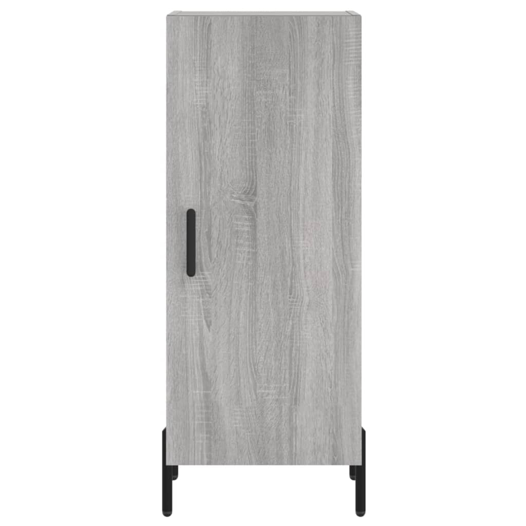 Highboard Grey Sonoma 34.5x34x180 cm Engineered Wood