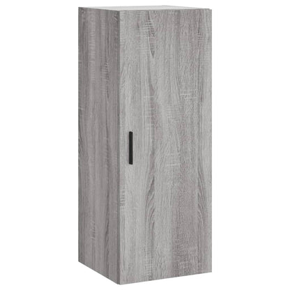 Highboard Grey Sonoma 34.5x34x180 cm Engineered Wood