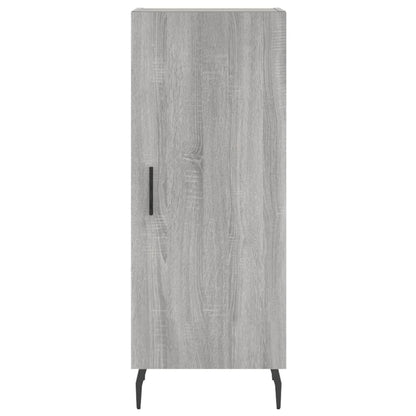 Highboard Grey Sonoma 34.5x34x180 cm Engineered Wood