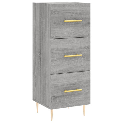 Highboard Grey Sonoma 34.5x34x180 cm Engineered Wood