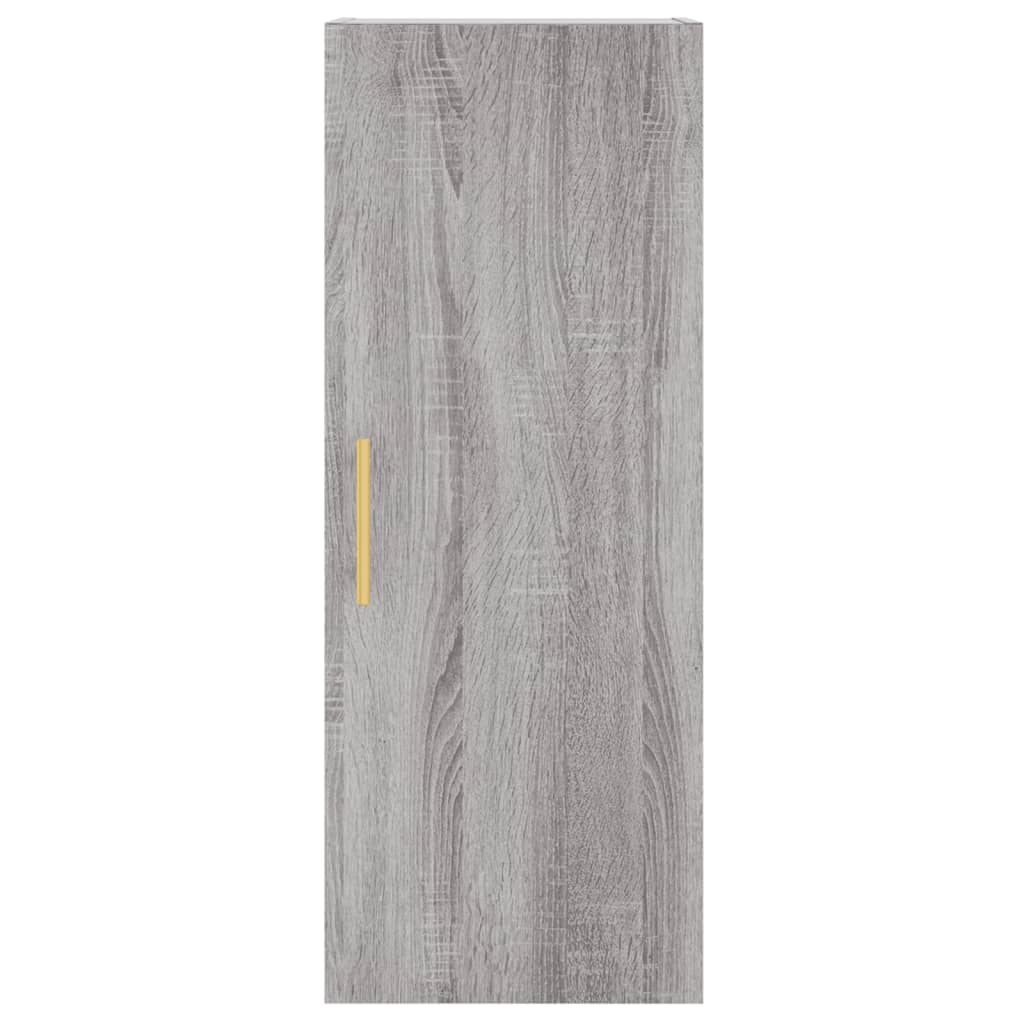 Highboard Grey Sonoma 34.5x34x180 cm Engineered Wood