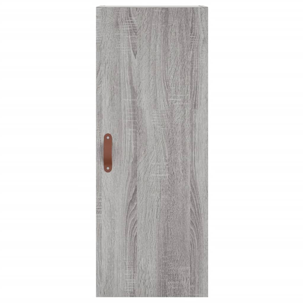 Highboard Grey Sonoma 34.5x34x180 cm Engineered Wood