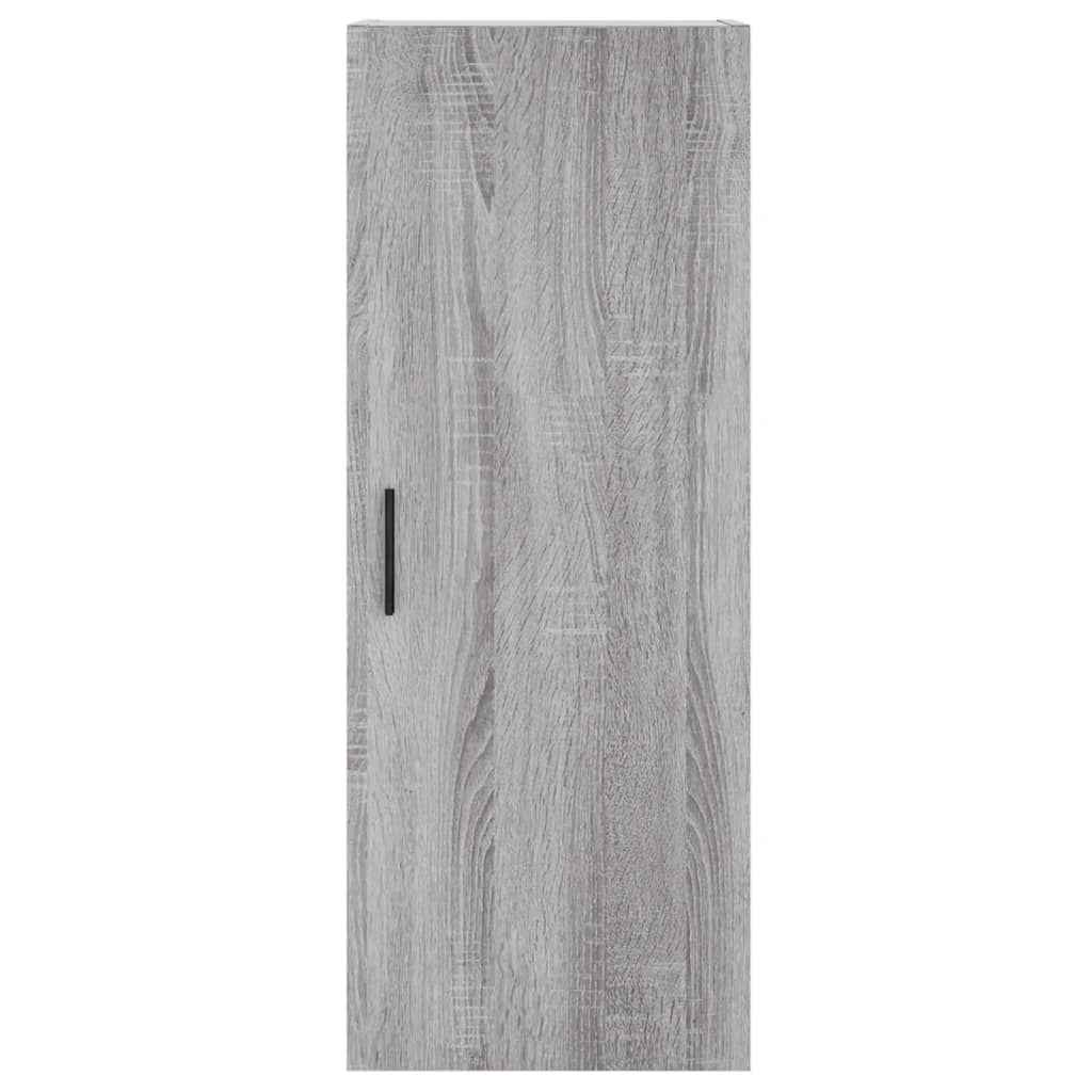 Highboard Grey Sonoma 34.5x34x180 cm Engineered Wood