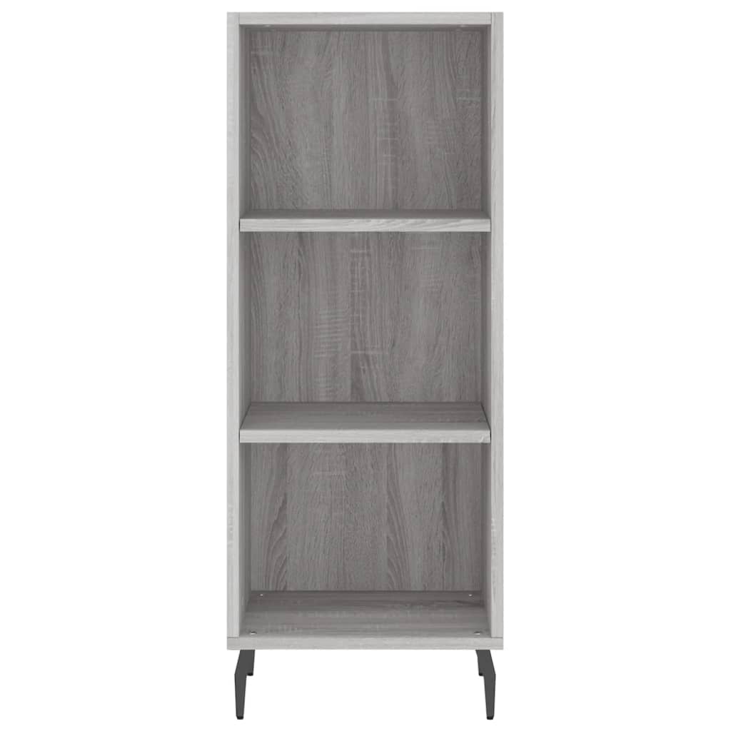 Highboard Grey Sonoma 34.5x34x180 cm Engineered Wood