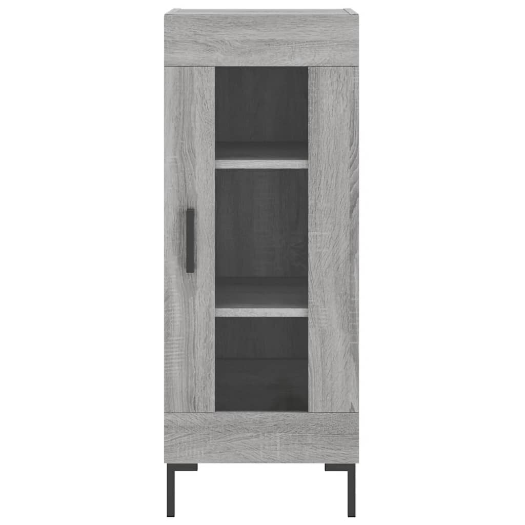 Highboard Grey Sonoma 34.5x34x180 cm Engineered Wood