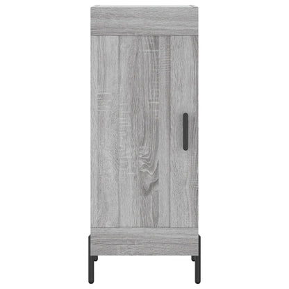 Highboard Grey Sonoma 34.5x34x180 cm Engineered Wood