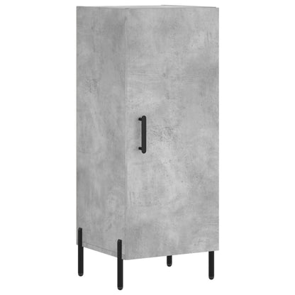 Highboard Concrete Grey 34.5x34x180 cm Engineered Wood