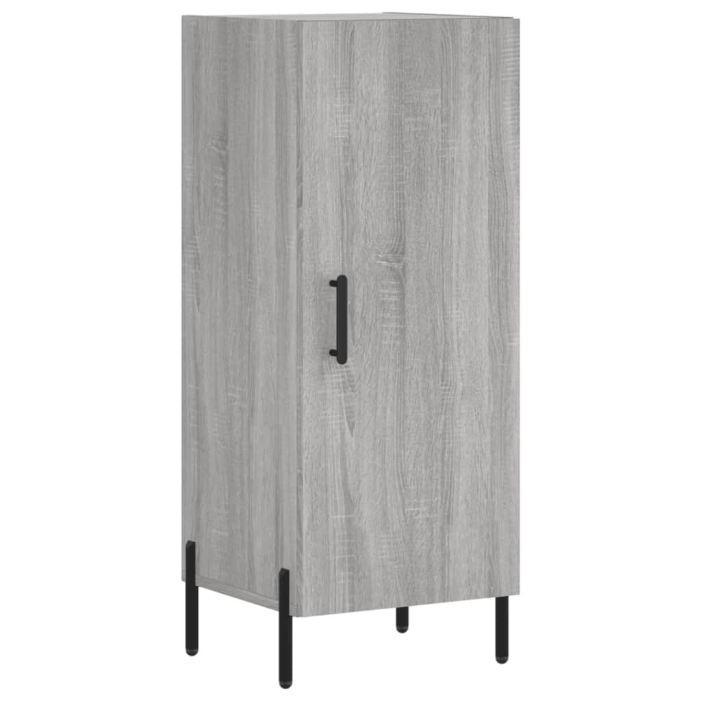 Highboard Grey Sonoma 34.5x34x180 cm Engineered Wood