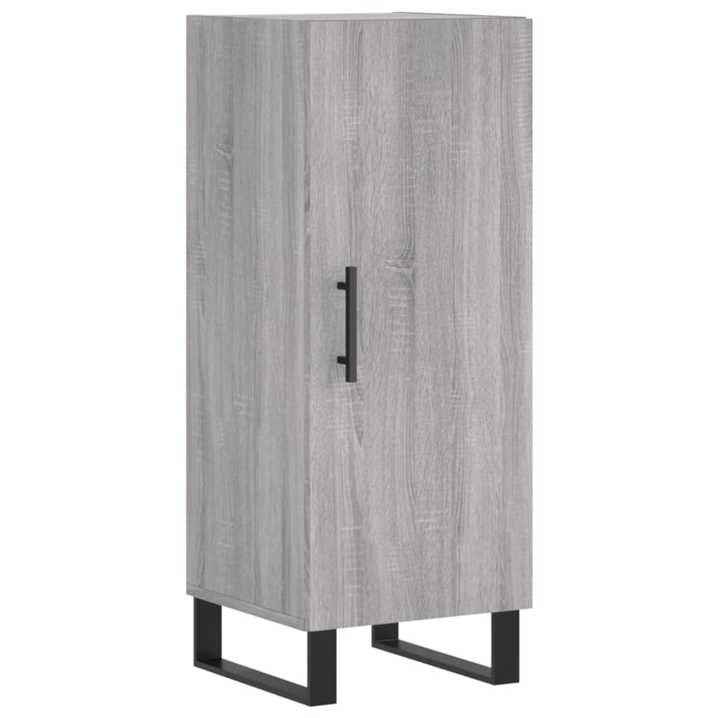 Highboard Grey Sonoma 34.5x34x180 cm Engineered Wood