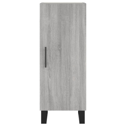 Highboard Grey Sonoma 34.5x34x180 cm Engineered Wood