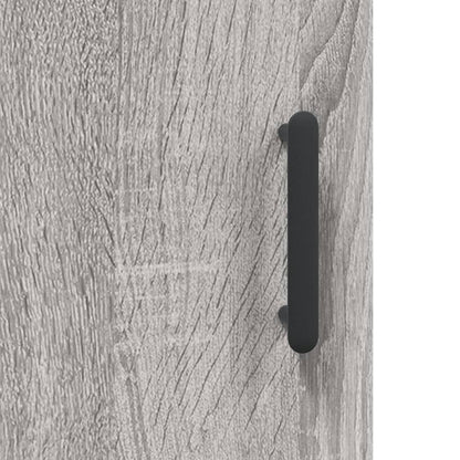 Highboard Grey Sonoma 34.5x34x180 cm Engineered Wood