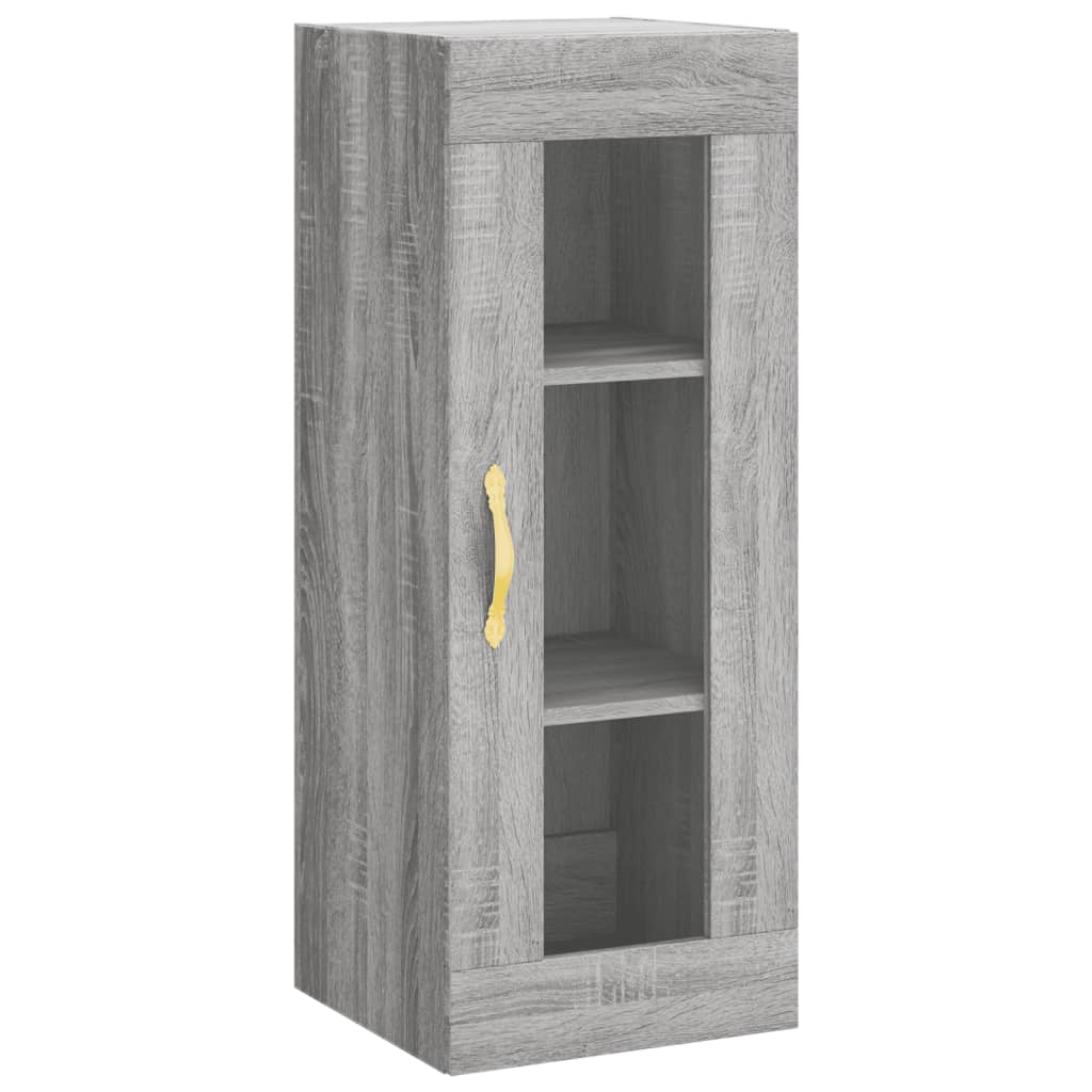 Highboard Grey Sonoma 34.5x34x180 cm Engineered Wood