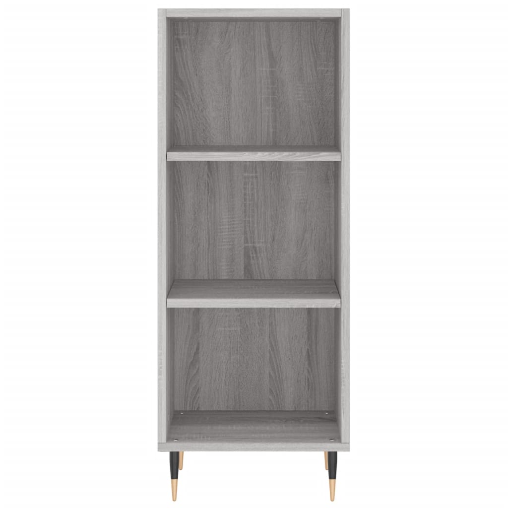 Highboard Grey Sonoma 34.5x34x180 cm Engineered Wood