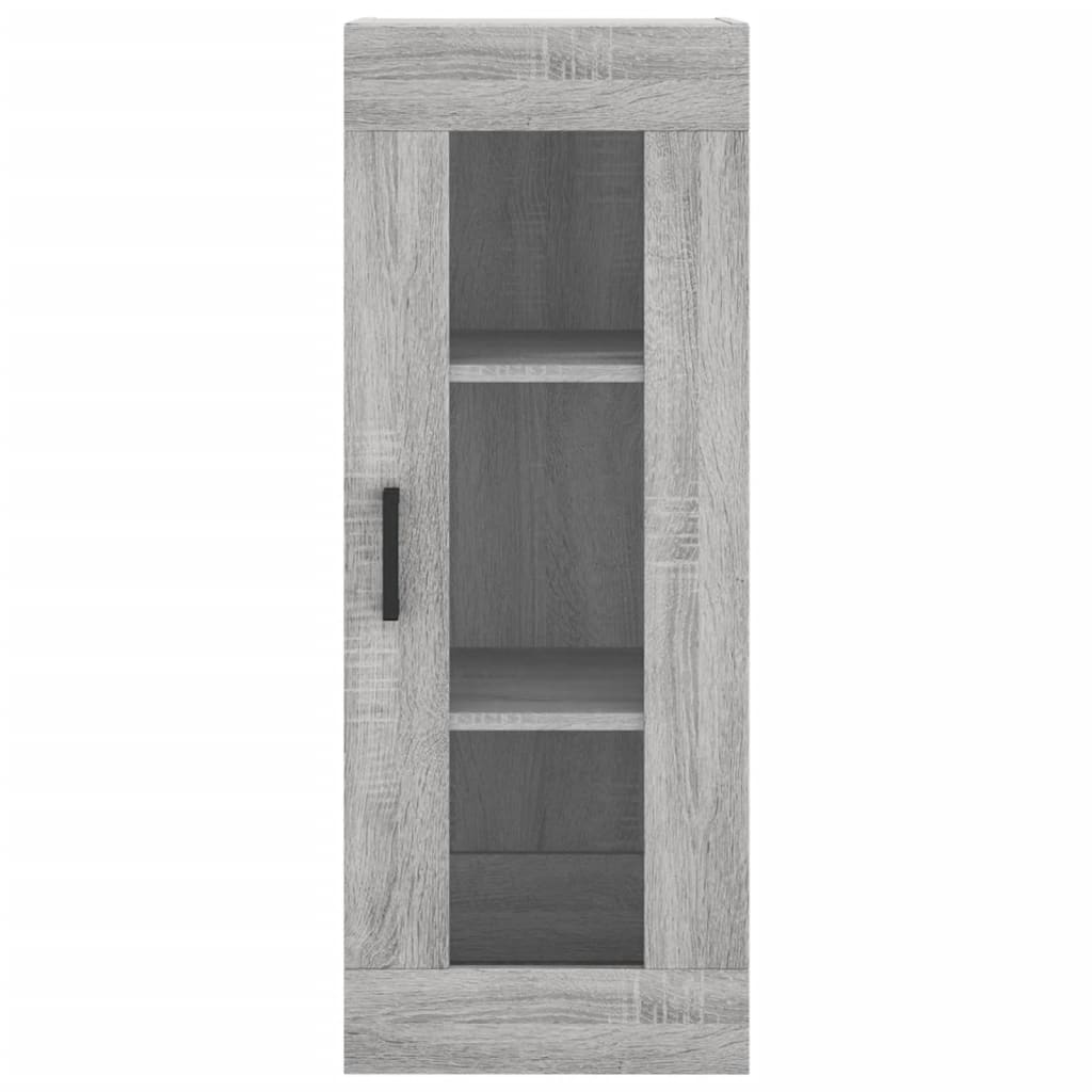 Highboard Grey Sonoma 34.5x34x180 cm Engineered Wood