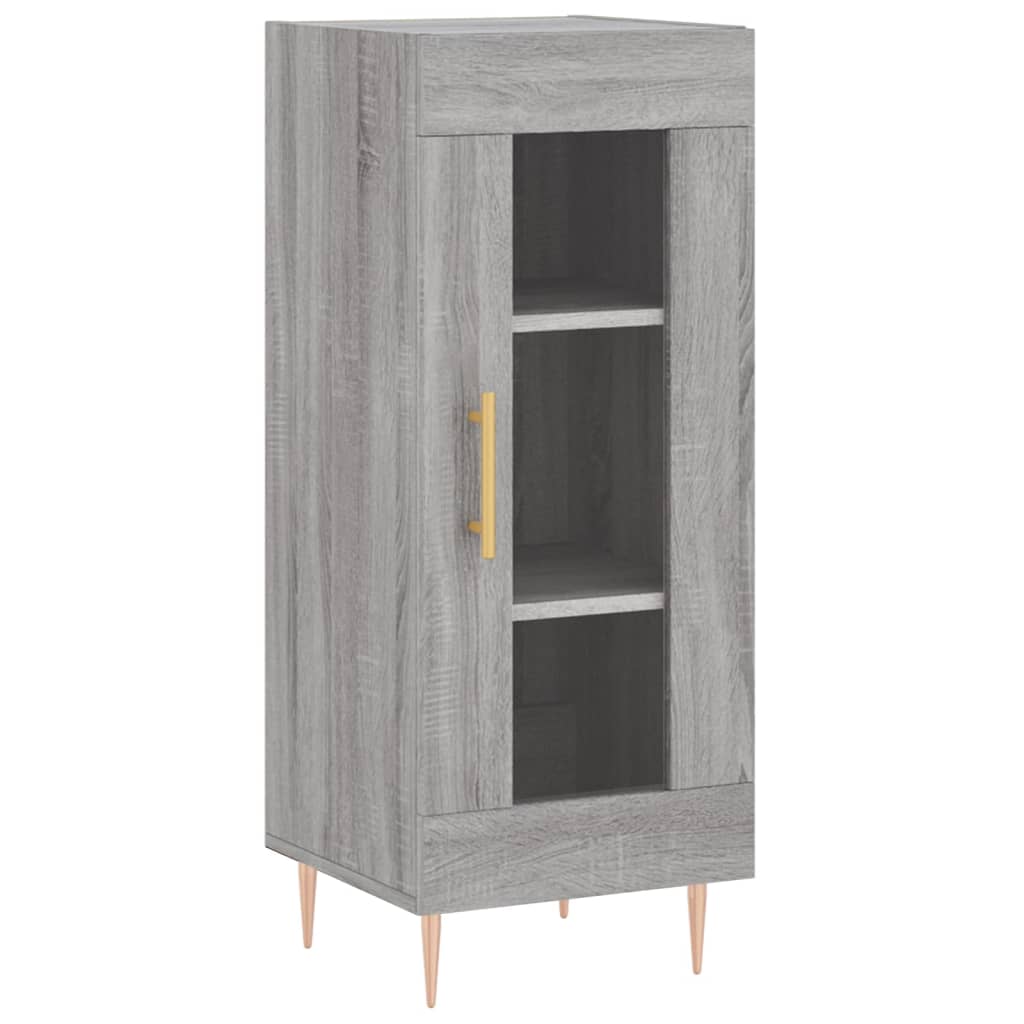 Highboard Grey Sonoma 34.5x34x180 cm Engineered Wood