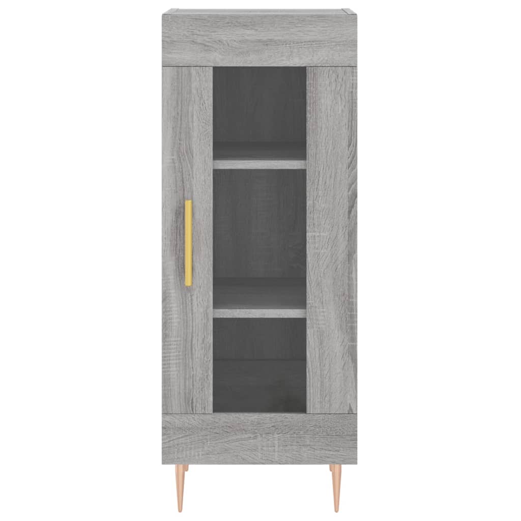 Highboard Grey Sonoma 34.5x34x180 cm Engineered Wood