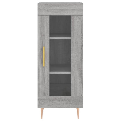 Highboard Grey Sonoma 34.5x34x180 cm Engineered Wood