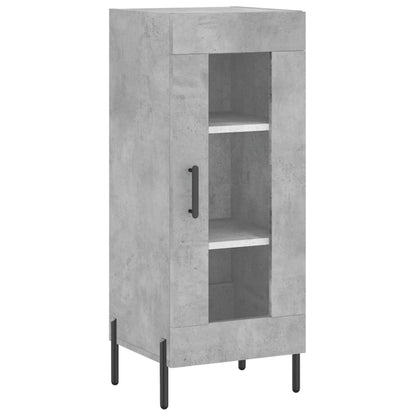 Highboard Concrete Grey 34.5x34x180 cm Engineered Wood