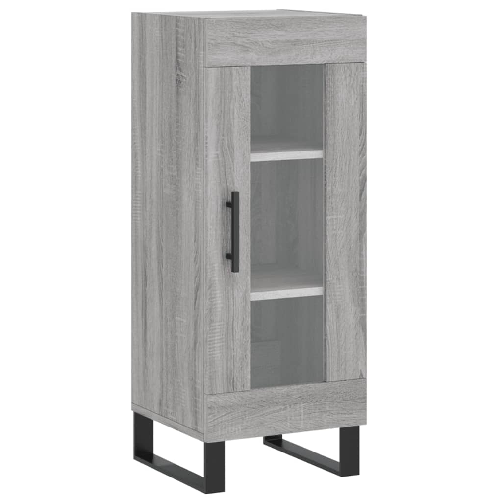 Highboard Grey Sonoma 34.5x34x180 cm Engineered Wood