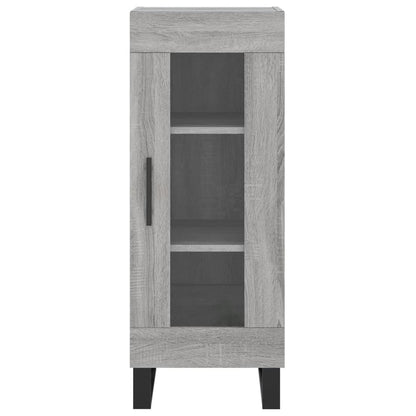 Highboard Grey Sonoma 34.5x34x180 cm Engineered Wood