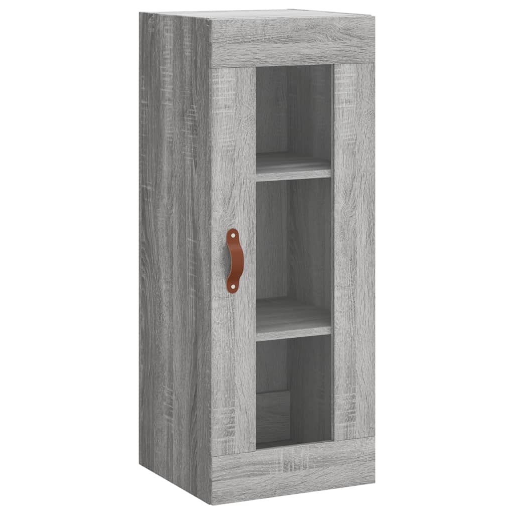 Highboard Grey Sonoma 34.5x34x180 cm Engineered Wood