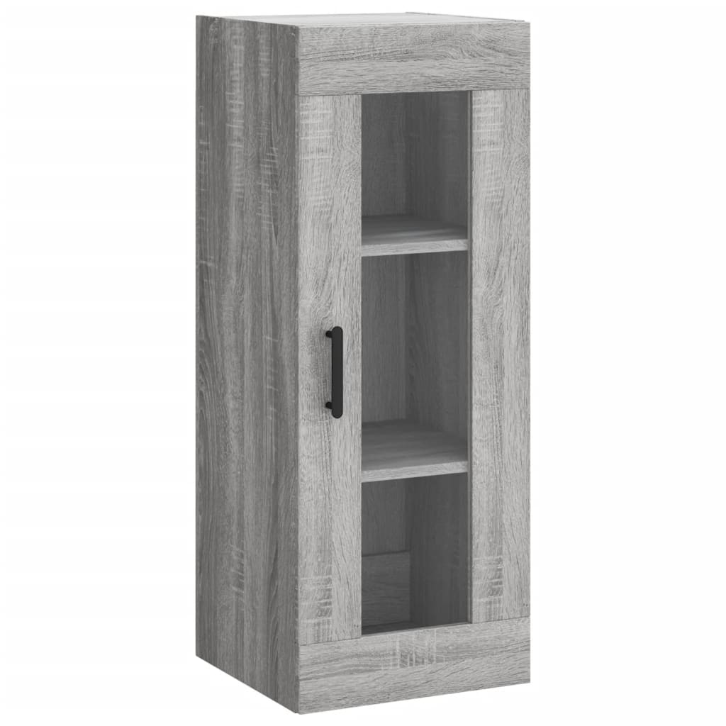 Highboard Grey Sonoma 34.5x34x180 cm Engineered Wood