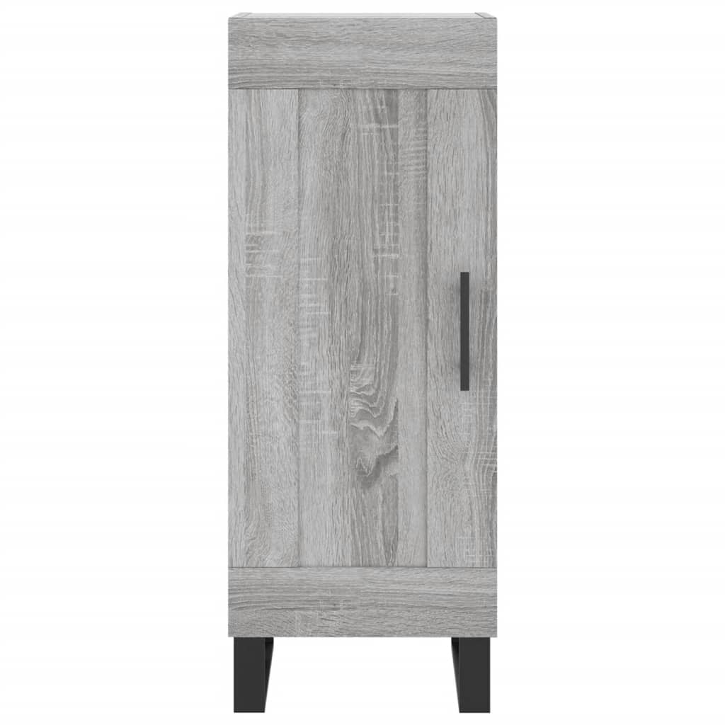 Highboard Grey Sonoma 34.5x34x180 cm Engineered Wood