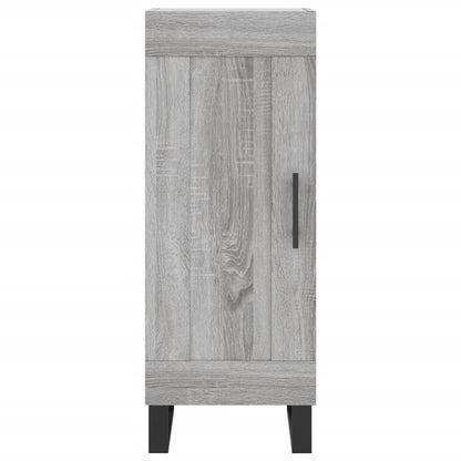 Highboard Grey Sonoma 34.5x34x180 cm Engineered Wood