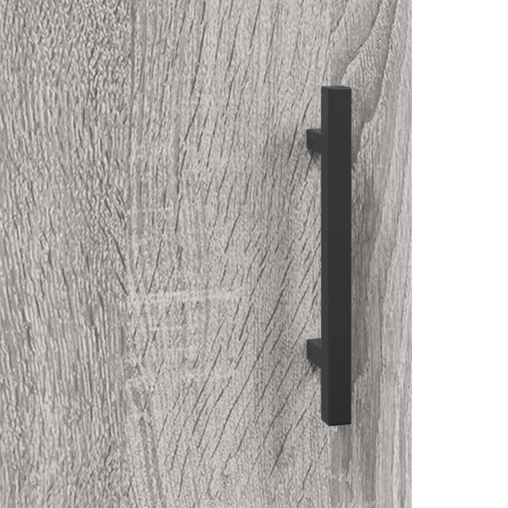 Highboard Grey Sonoma 34.5x34x180 cm Engineered Wood