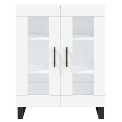 Highboard White 69.5x34x180 cm Engineered Wood