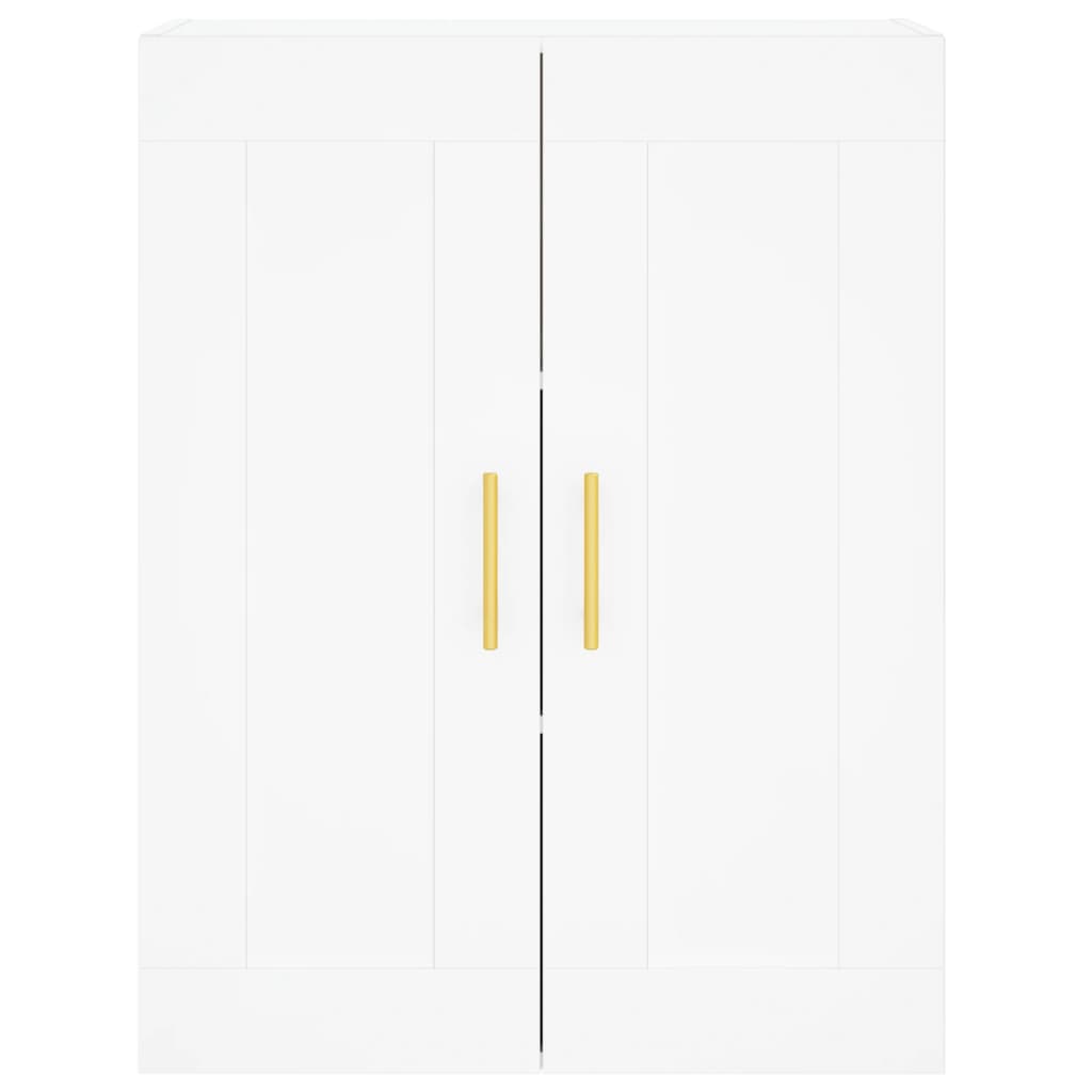 Highboard White 69.5x34x180 cm Engineered Wood