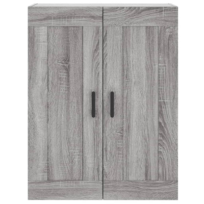 Highboard Grey Sonoma 69.5x34x180 cm Engineered Wood