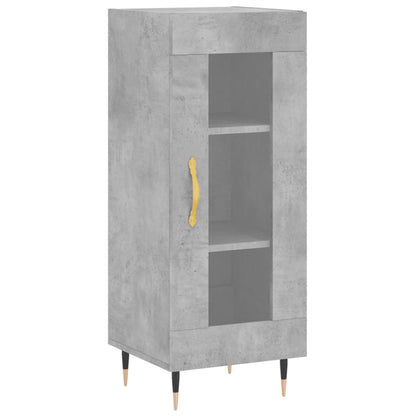 Highboard Concrete Grey 34.5x34x180 cm Engineered Wood