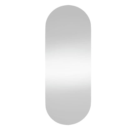 Wall Mirror 20x50 cm Glass Oval