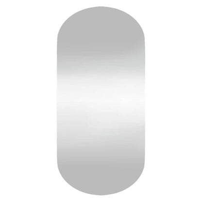 Wall Mirror 45x100 cm Glass Oval