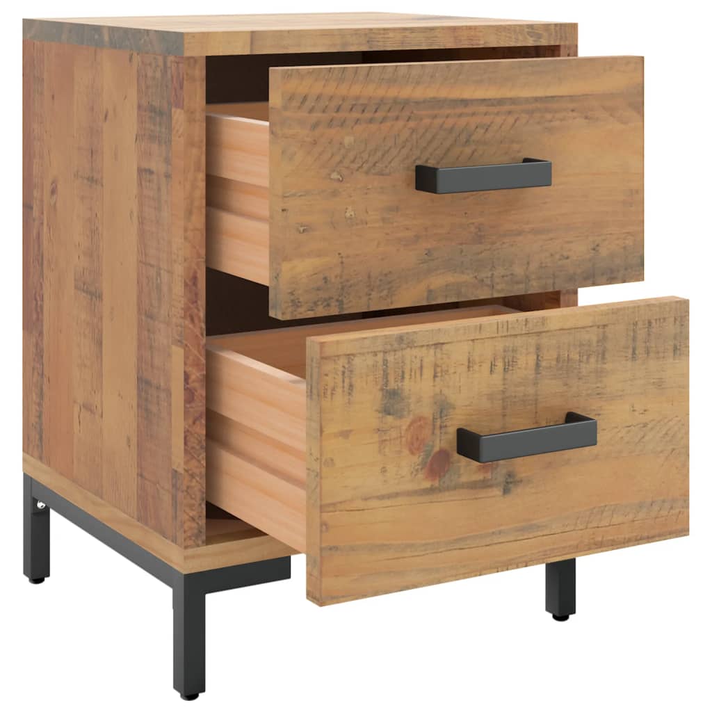 Bedside Cabinets 2 pcs 36x30x45 cm Solid Wood Pine