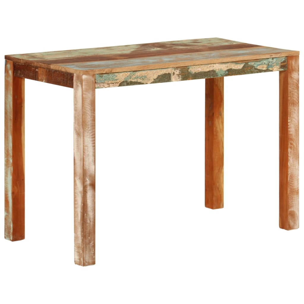 Dining Table 110x55x76 cm Solid Wood Reclaimed